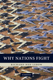 Why nations fight : past and future motives for war