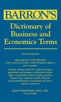 Dictionary of Business and Economics Terms