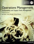 Operations Management : sustainability and supply chain management