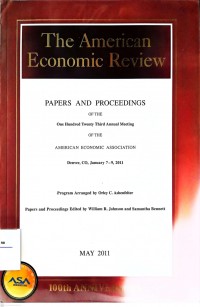 The American Economic Review: May 2012