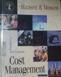 Cost Management : accounting and control