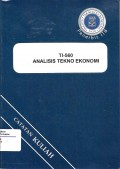 Analisis Tekno Ekonomi (TI-560)
