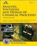 Analysis, Synthesis, And Design Of Chemical Processes