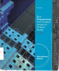 C++ Programming : from problem analysis to program design