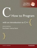 C How to Program : with an introduction to C++