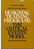 Designing Trainging Programs : the critical events model