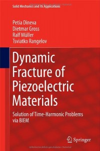 Dynamic Fracture of Piezoelectric Materials : solution of time-harmonic problems via BIEM