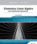 Elementary Linear Algebra : with supplemental applications