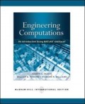 Engineering Computations : an introduction using MATLAB and Excel