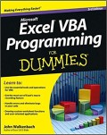 Excel® VBA Programming for Dummies