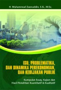 Isu, Problematika, Dan Dinamika Perekonomian, Dan Kebijakan Publik