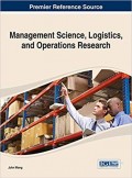 Management Science, Logistics, and Operations Research