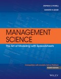 Management Science : the art of modeling with spreadsheets