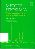 Metode Fitokimia : penuntun cara modern menganalisis tumbuhan