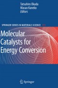 Molecular catalysts for energy conversion