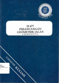 Perancangan Geometrik Jalan [ SI 477 ]