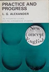 Practice and progress: an integrated course for pre-intermediate students