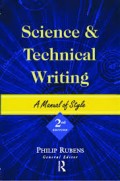 Science and Technical Writing : a manual of style