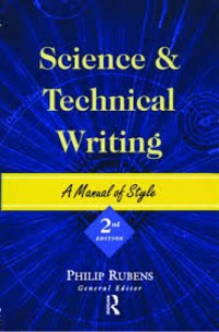 Science and Technical Writing : a manual of style