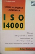 Sistem Manajemen Lingkungan : ISO 14000