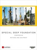 Special Deep Foundation : compendium : methods and equipment