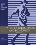 Statistics for Business and Economics