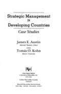 Strategic Management in Developing Countries