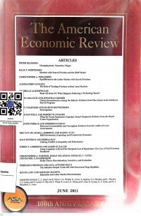 The American Economic Review: June 2011