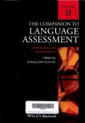 The Companion to Language Assessment : approaches and development