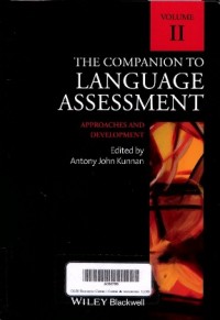The Companion to Language Assessment : approaches and development