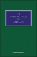 The Interpretation Of Contracts