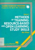 The Training Technology Programme : methods of training : resource-based and open learning; study skills vol. 4