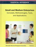 Small and Medium Enterprises : concepts, methodologies, tools, and applications Vol. 4