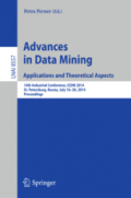 Advances in Data Mining : applications and theoretical aspects