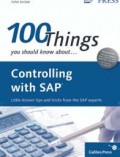 100 Things You Should Know About Controlling With SAP