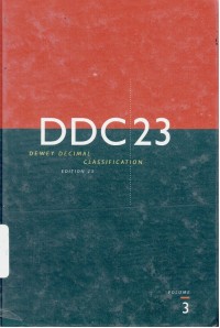 Dewey Decimal Classification and Relative Index [ Volume 3 ]