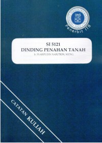 Dinding Penahan Tanah [ SI 5121 ]