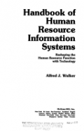 Handbook of Human Resource Information Systems : reshaping the human resource function with technology