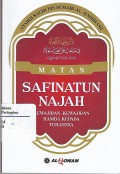 Matan Safinatun Najah : kewajiban-kewajiban hamba kepada Tuhannya