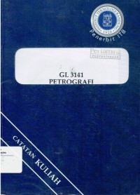 Petrografi [ GL 3141 ]