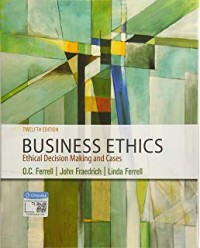 Image of Business Ethics : ethical decision making and cases