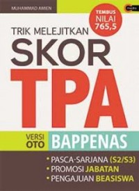 Image of Trik Melejitkan Skor TPA Versi Oto Bappenas