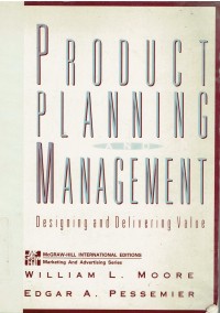 Image of Product Planning and Management : designing and delivering value