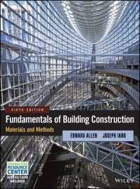 Fundamentals of Building Construction : materials and methods