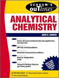 Image of Schaum's Outline of : theory and problems of analytical chemistry